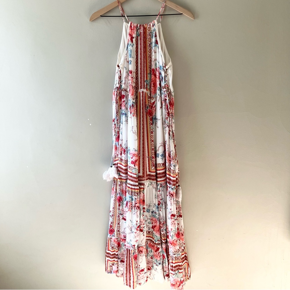 XHILARATION Floral Tiered Maxi Dress - Picture 3 of 6